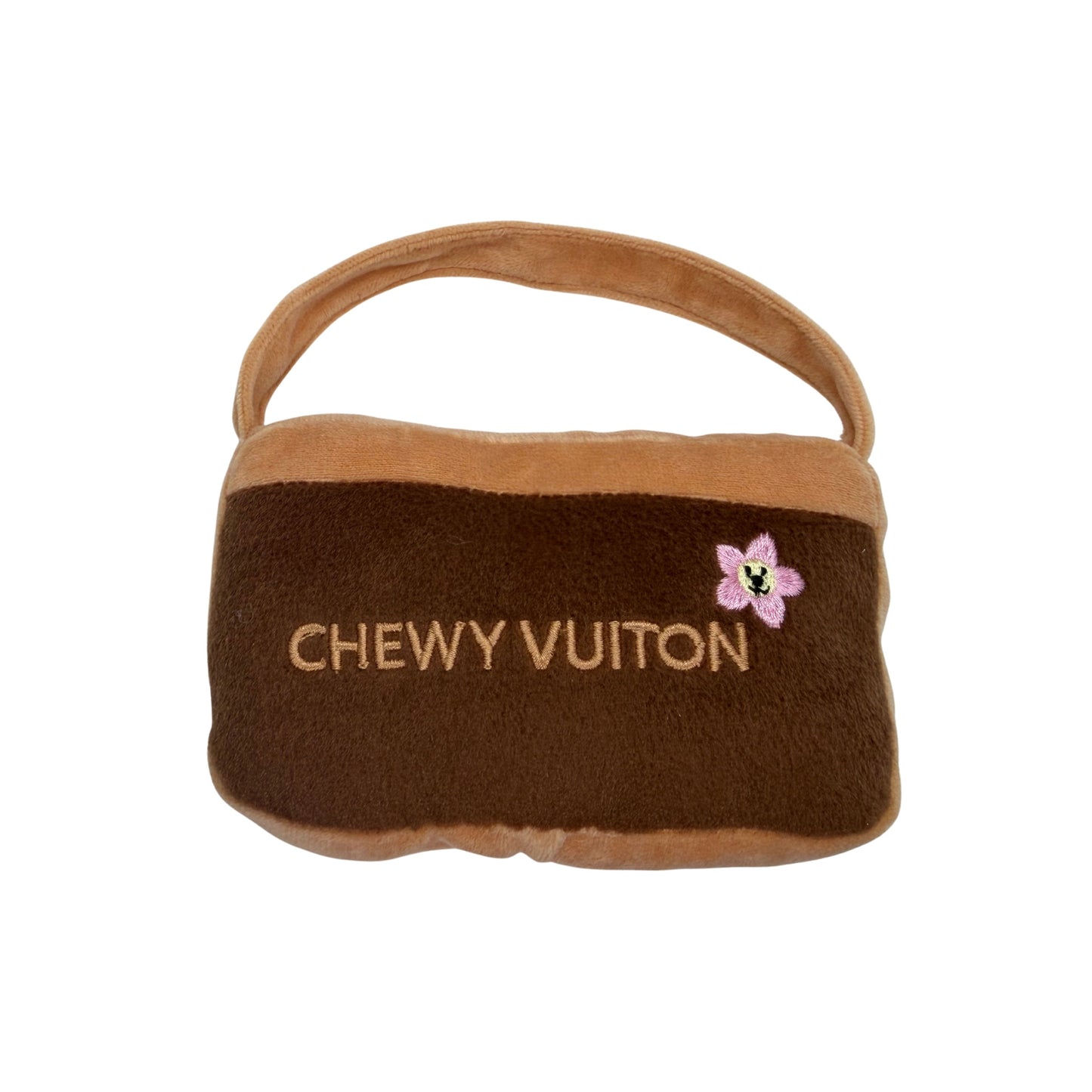 Chewy Vuiton Brown Blossom Purse